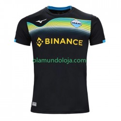 Camisola SS Lazio Homem Equipamento Segundo 2022-2023 Manga Curta